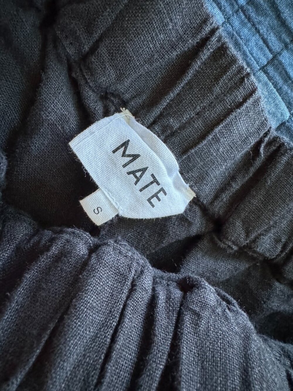 MATE the Label Linen High-Waisted Pant | Size S
